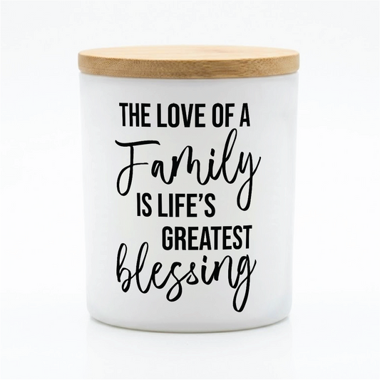 Family Is Life’s Greatest Blessing Candle | 12 oz Jar