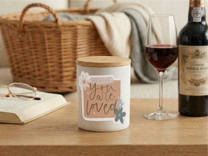 You Are Loved Inspirational Candle | 12oz. Jar