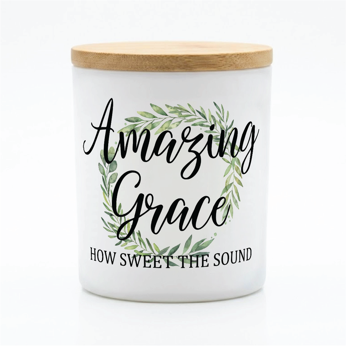 Amazing Grace Faith Inspirational Gift Candle | 12 oz Jar