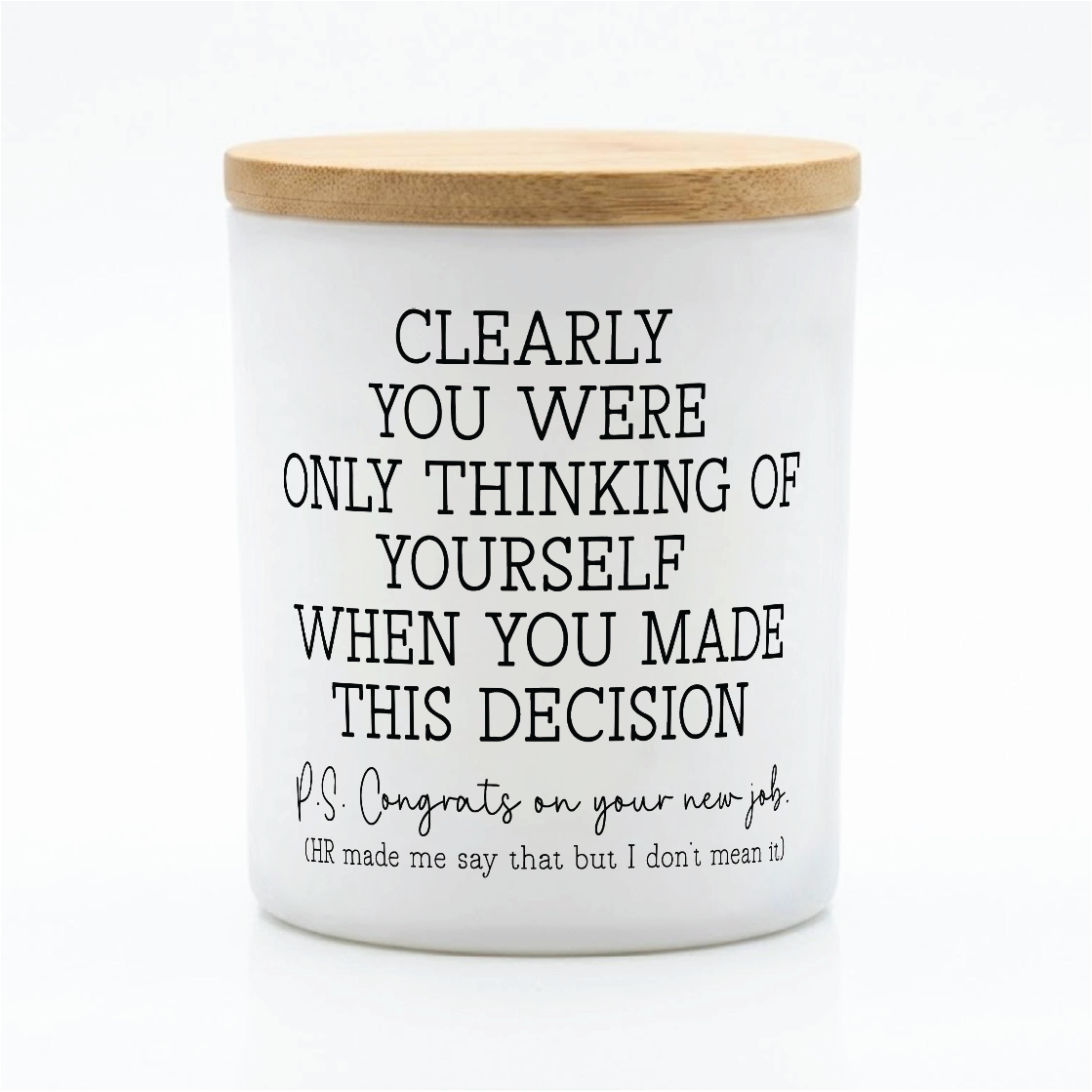 Congrats On Your New Job Candle | 12 oz Jar