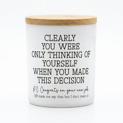 Congrats On Your New Job Candle | 12 oz Jar