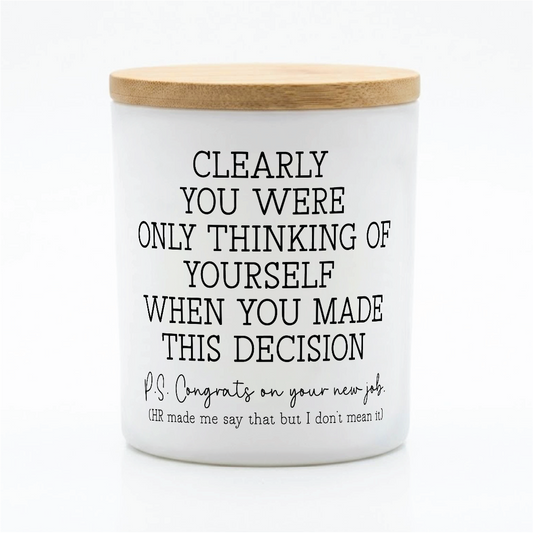 Congrats On Your New Job Candle | 12 oz Jar