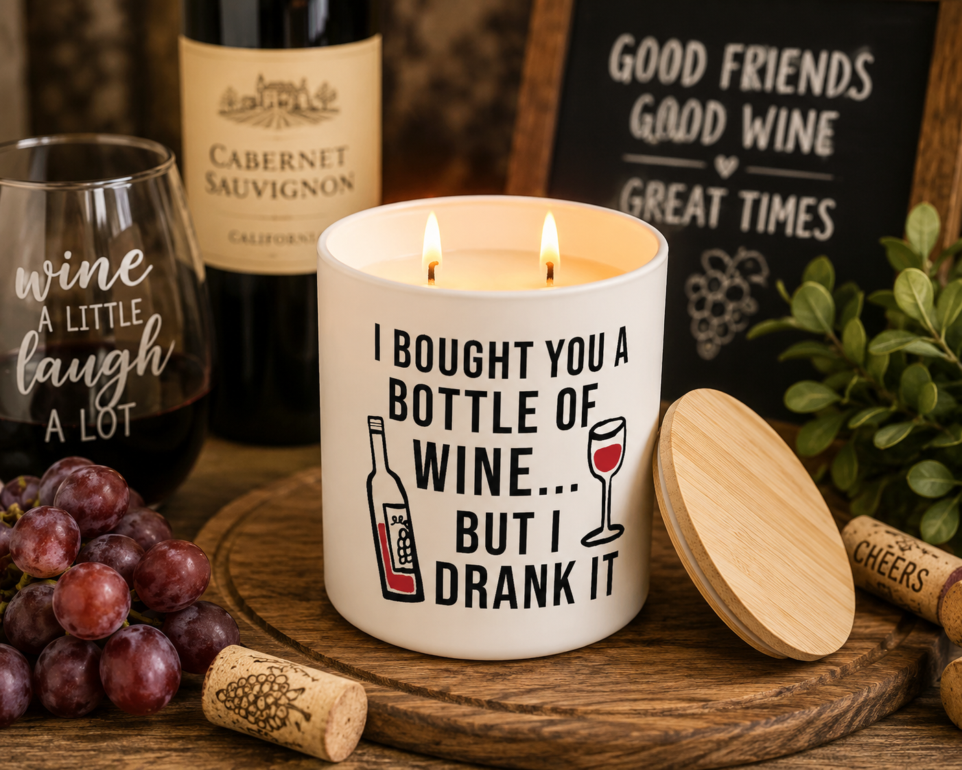 I Bought You a Bottle of Wine… But I Drank It | 12 oz Jar