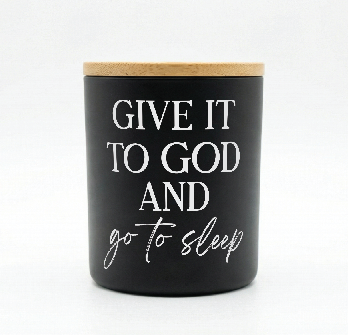Give It to God Candle – Inspirational Faith Gift | 12 oz Jar
