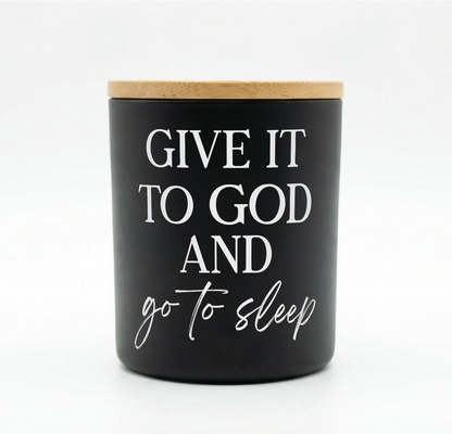 Give It to God Candle – Inspirational Faith Gift | 12 oz Jar