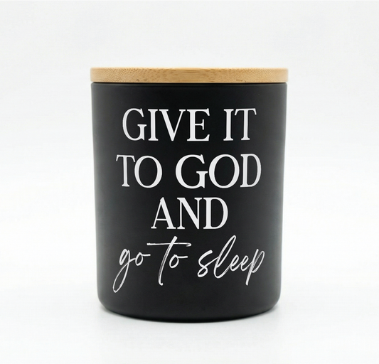 Give It to God Candle – Inspirational Faith Gift | 12 oz Jar