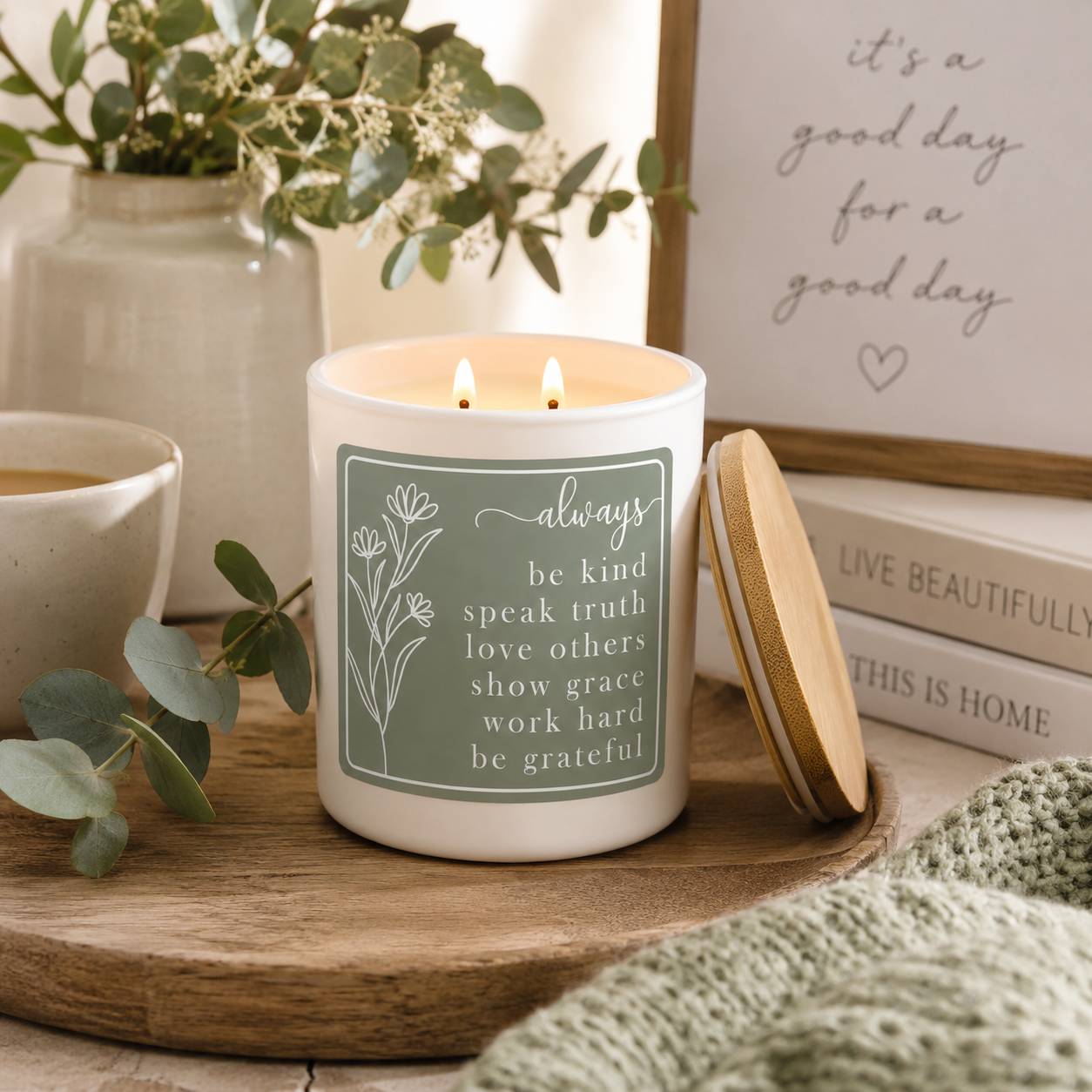 Always Be Kind Inspirational Candle | 12 oz Jar