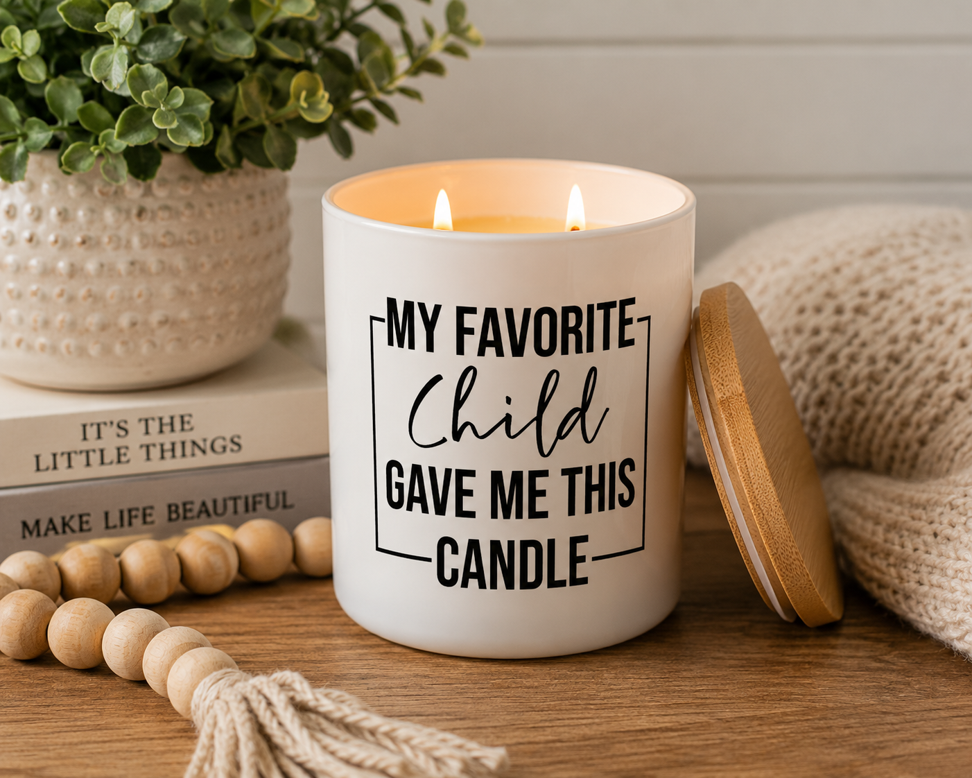 Favorite Child Funny Candle | 12 oz Jar