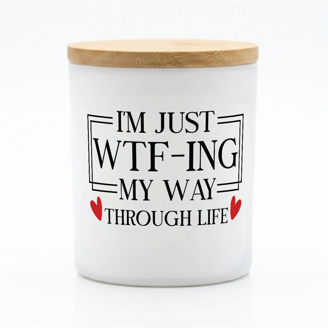 WTF-ing My Way Funny Candle | 12 oz Jar