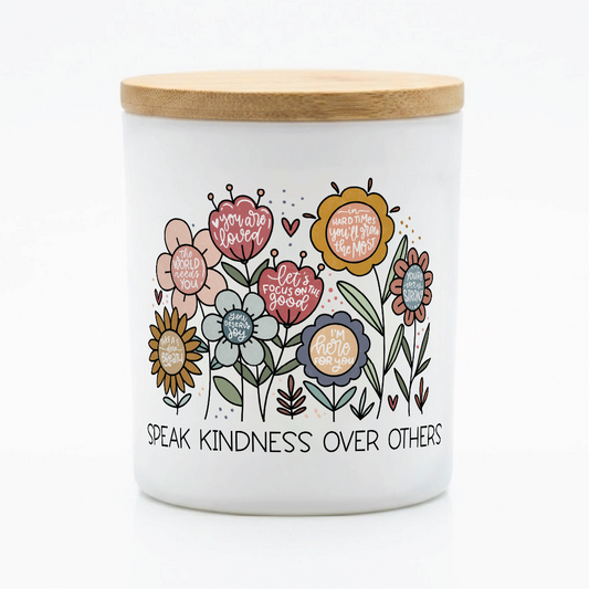 Speak Kindness Encouragement Candle | 12oz. Jar