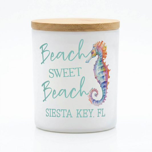 Beach Sweet Beach Candle Gift | 12 oz Jar