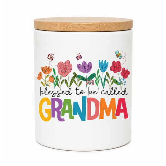Blessed to Be Called Grandma Candle Gift | 12 oz Jar