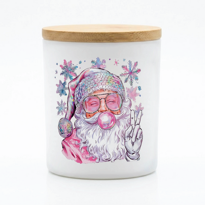 Disco Santa Christmas Candle | 12 oz Jar