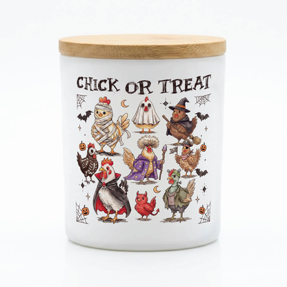 Chick or Treat Halloween Candle | 12 oz Jar