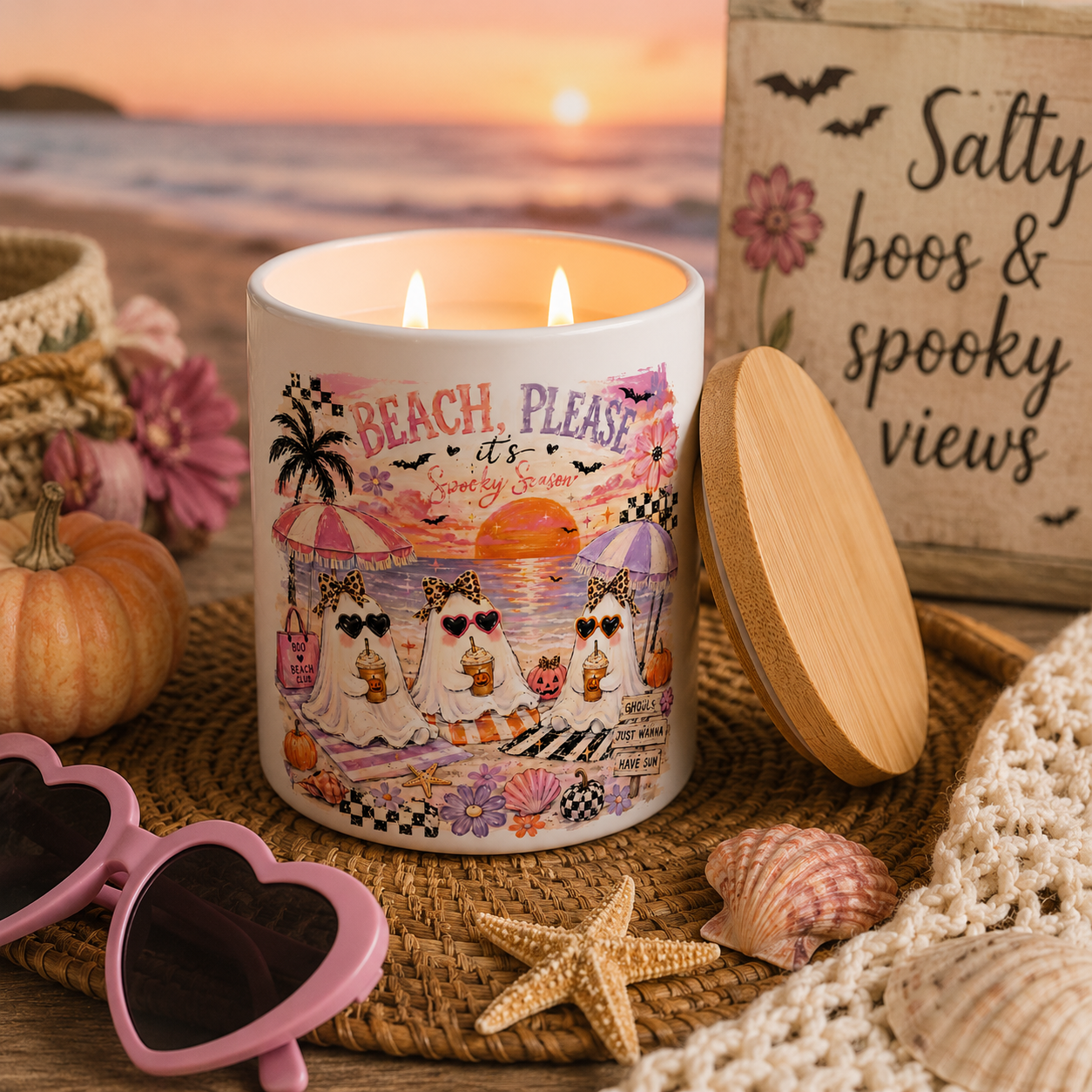 Beach, Please! It’s Spooky Season Candle | 12 oz Jar