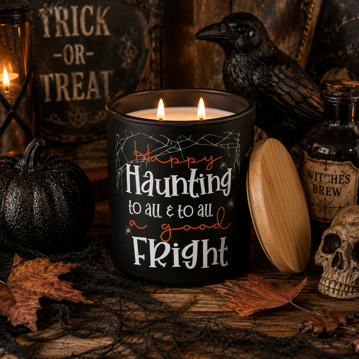 Happy Haunting Candle | 12 oz Jar