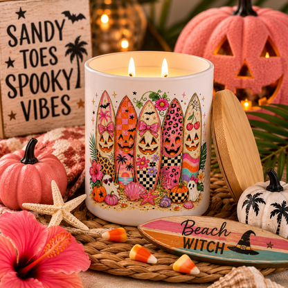 Halloween Surfboards Candle | 12 oz Jar