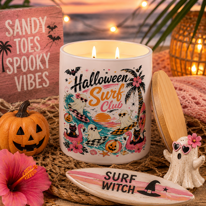 Halloween Surf Club Candle | 12 oz Jar