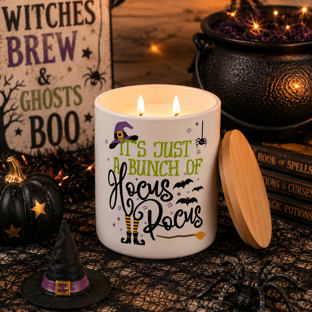 Hocus Pocus Halloween Candle | 12 oz Jar
