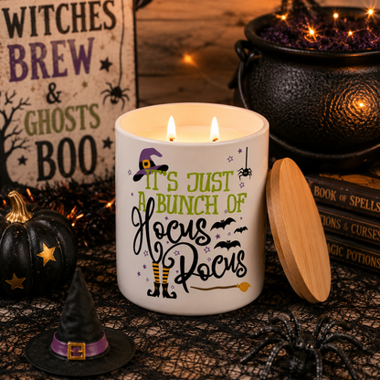 Hocus Pocus Halloween Candle | 12 oz Jar