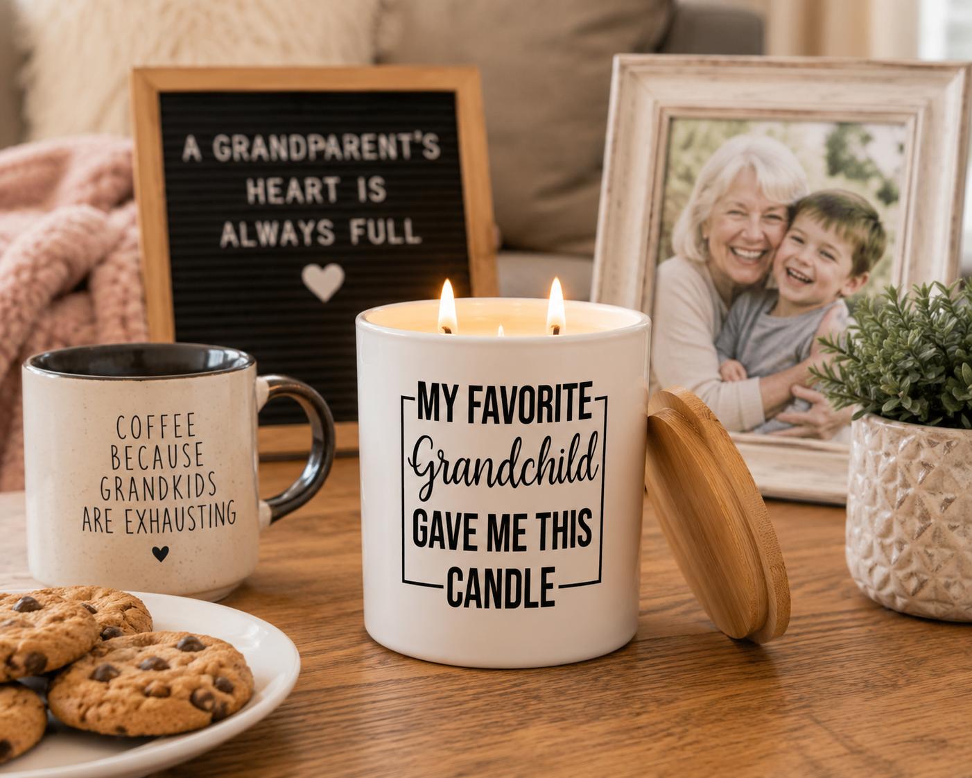 Favorite Grandchild Funny Candle | 12 oz Jar