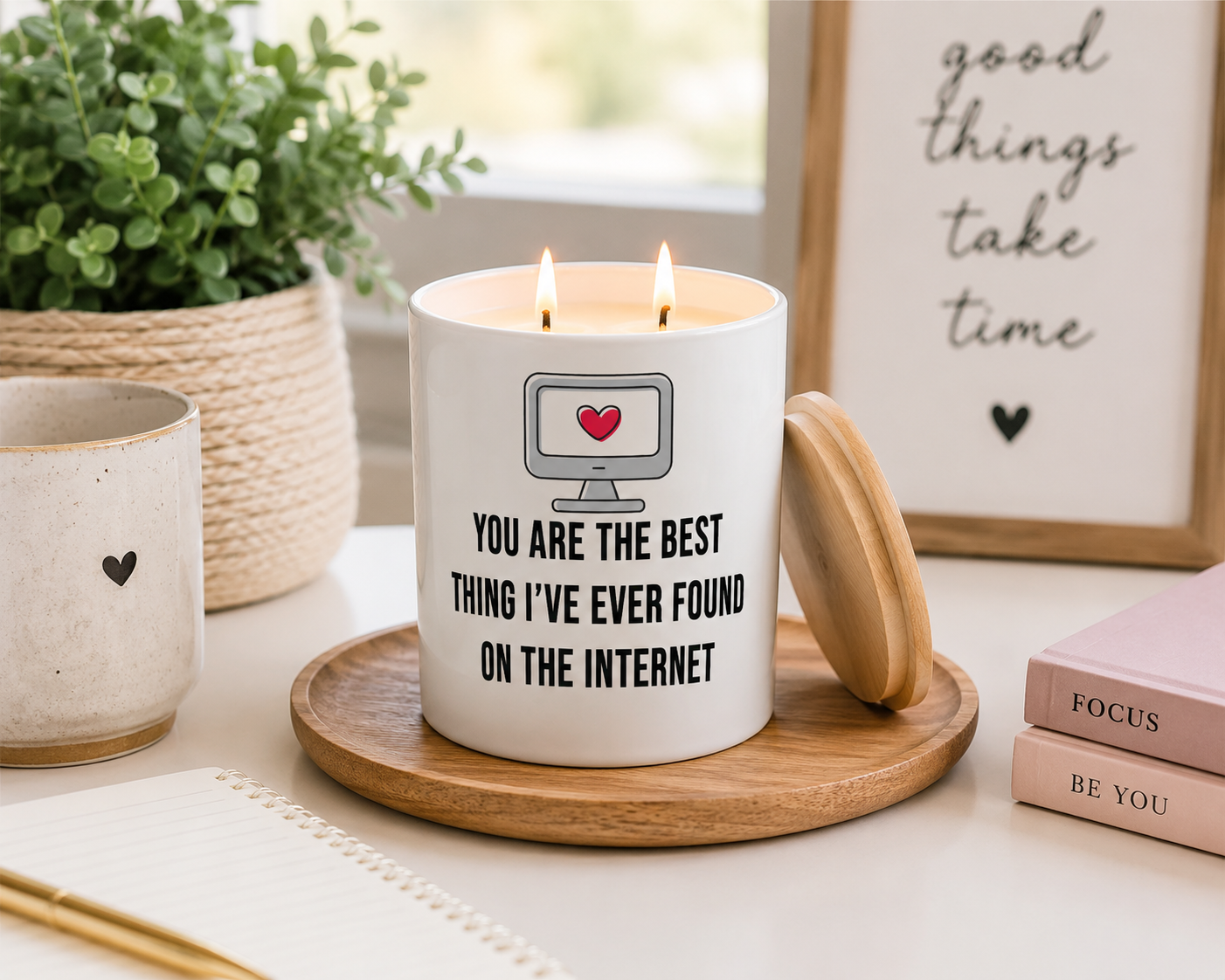 Funny Internet Love Candle | 12 oz Jar