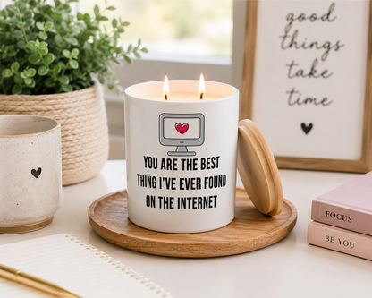 Funny Internet Love Candle | 12 oz Jar