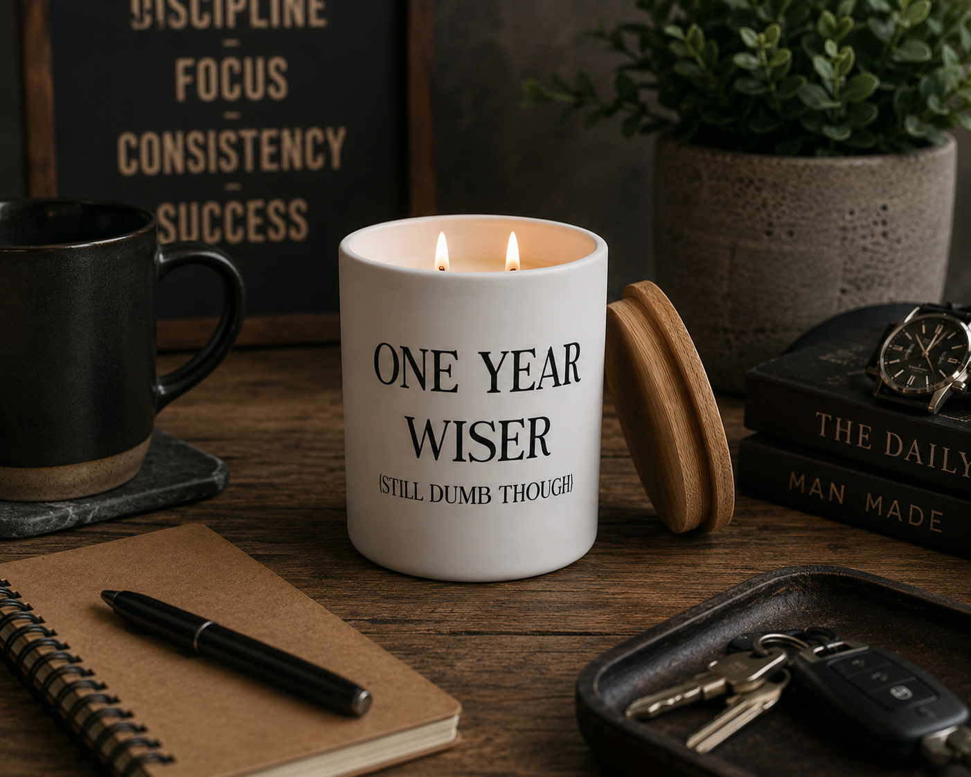 Funny Birthday Candle Gift for Friends | 12 oz Jar