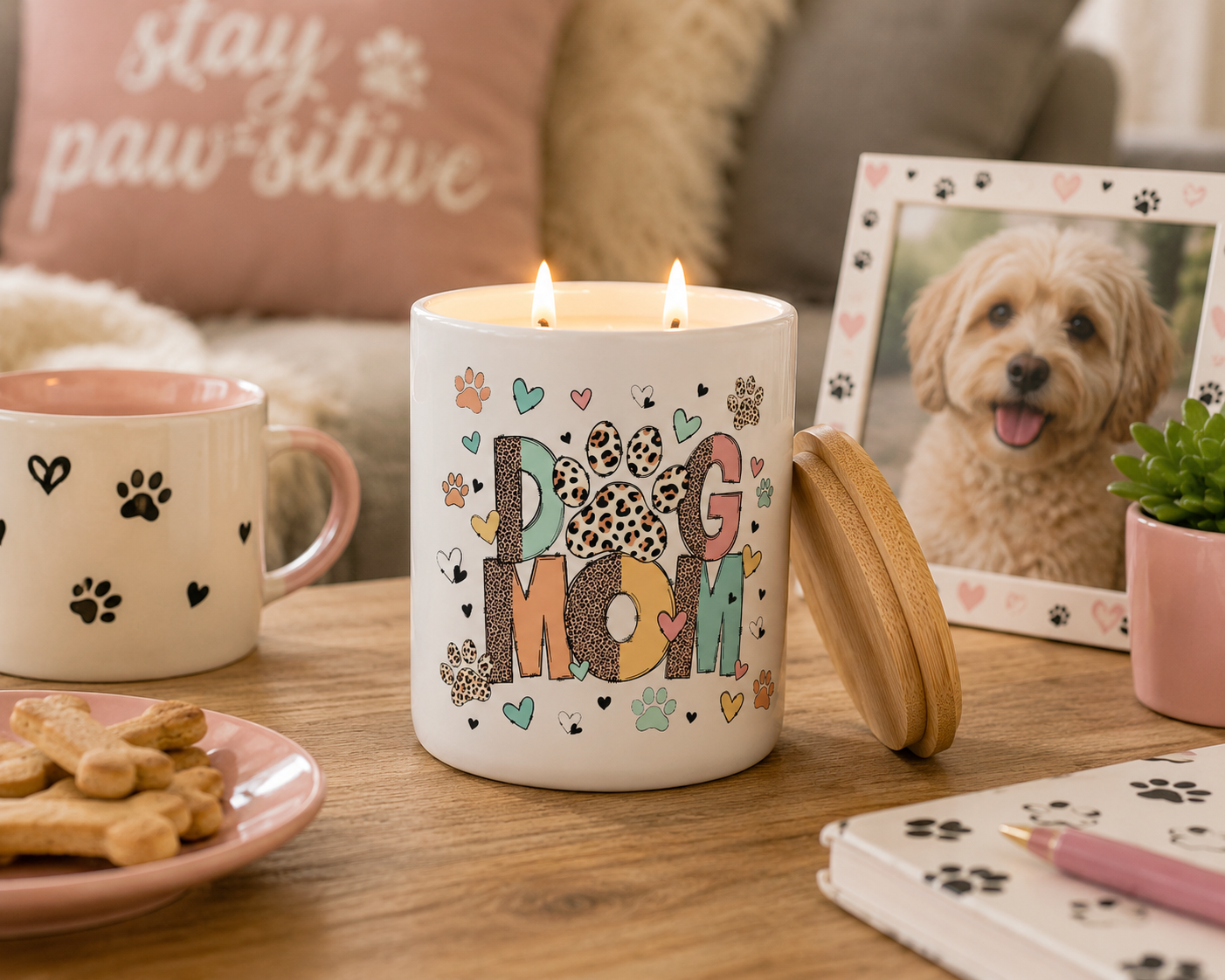 Dog Mom Candle Gift | 12 oz Jar