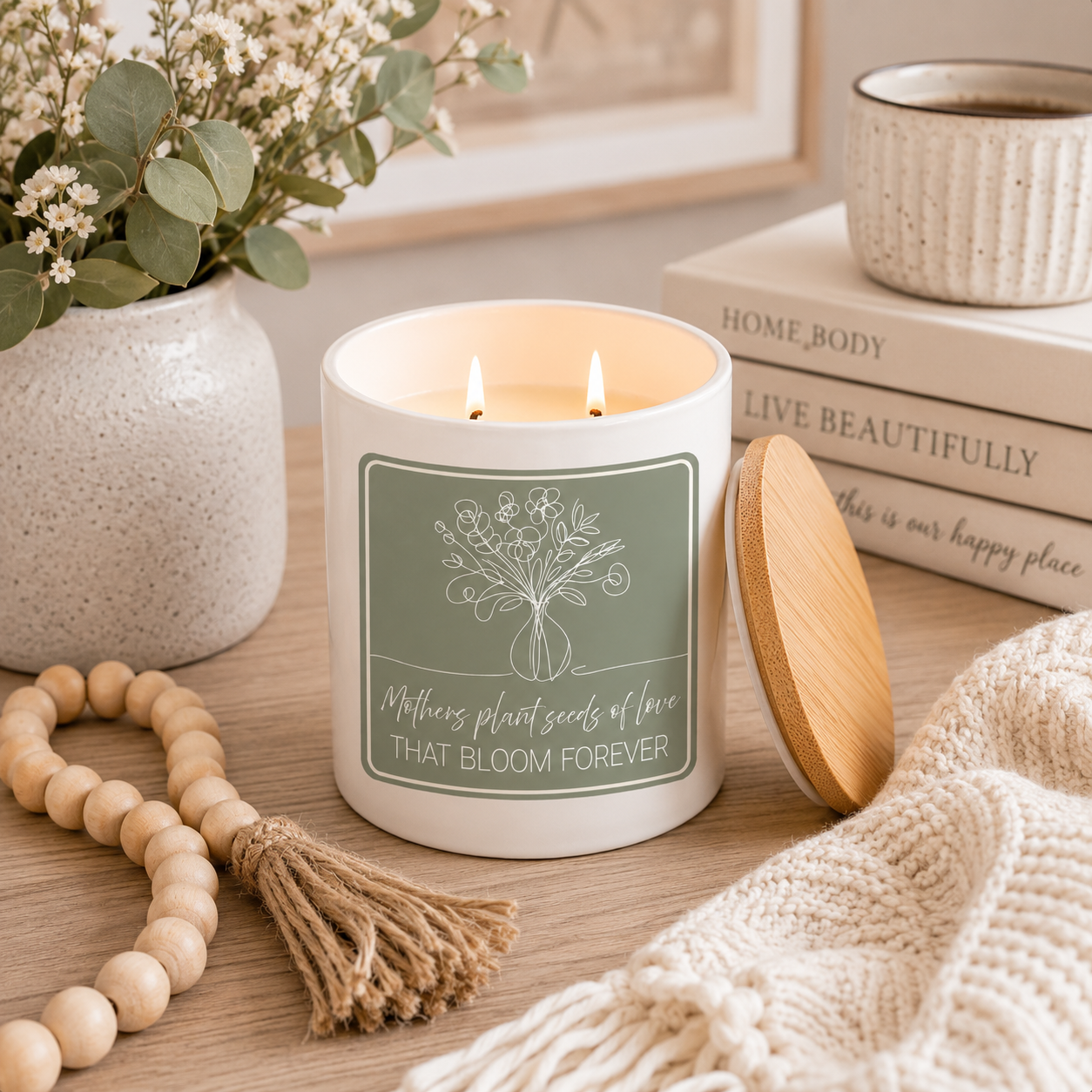 Seeds of Love Mother Candle | 12 oz Jar