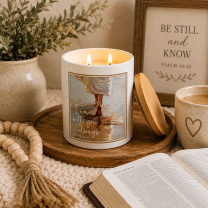 I Am With You Always Candle | 12 oz Jar