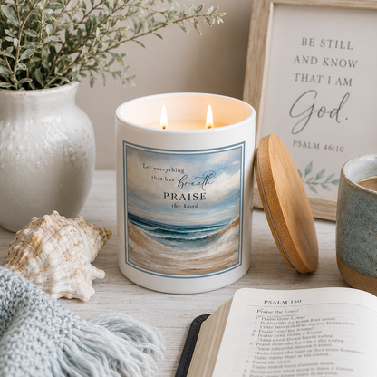 Let Everything Praise Beach Candle | 12 oz Jar