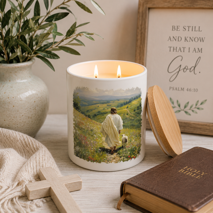 Jesus Leads the Way Faith Candle | 12 oz Jar