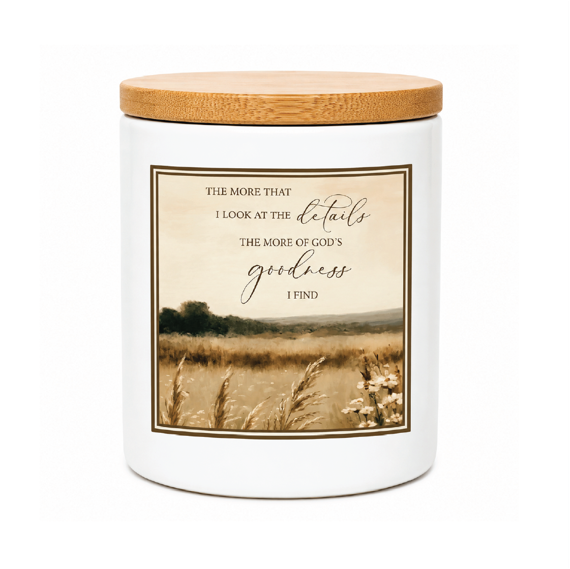 God’s Goodness Fall Candle Decor | 12 oz Jar