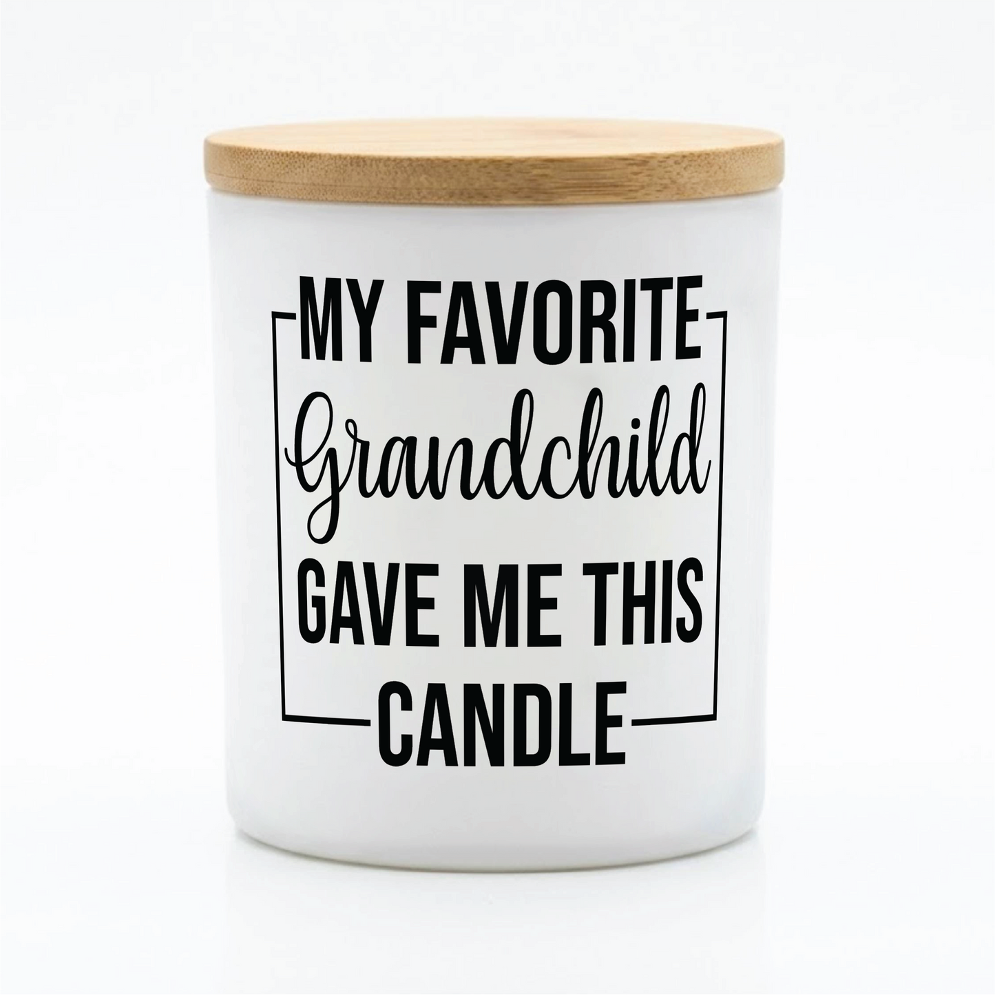 Favorite Grandchild Funny Candle | 12 oz Jar