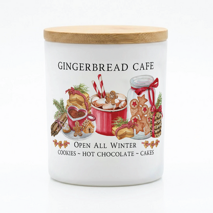 Gingerbread Cafe Christmas Candle | 12 oz Jar