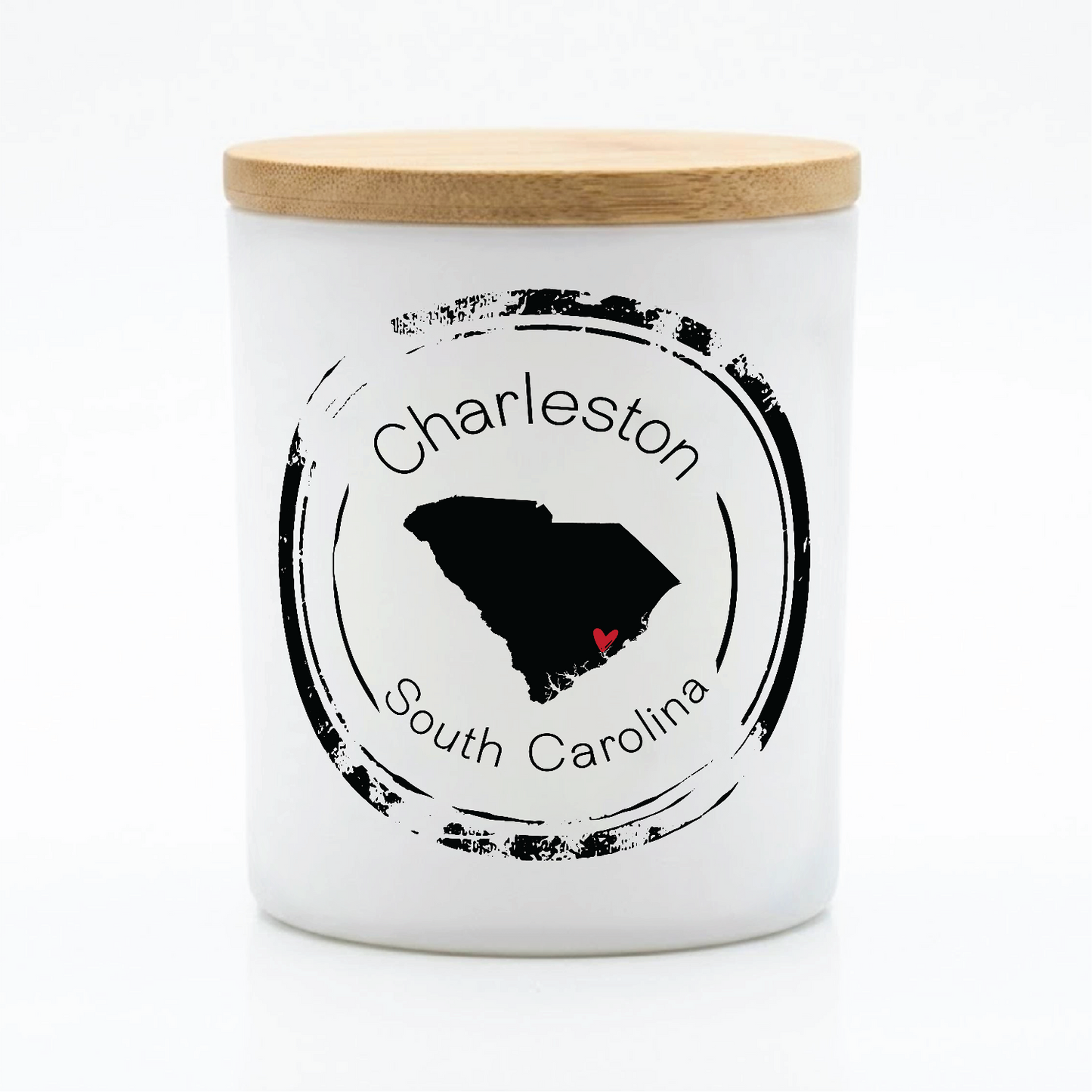 Custom Hometown City and State Candle Black| 12 oz Jar