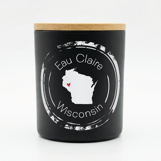 Custom Hometown State Candle Gift | 12 oz Jar