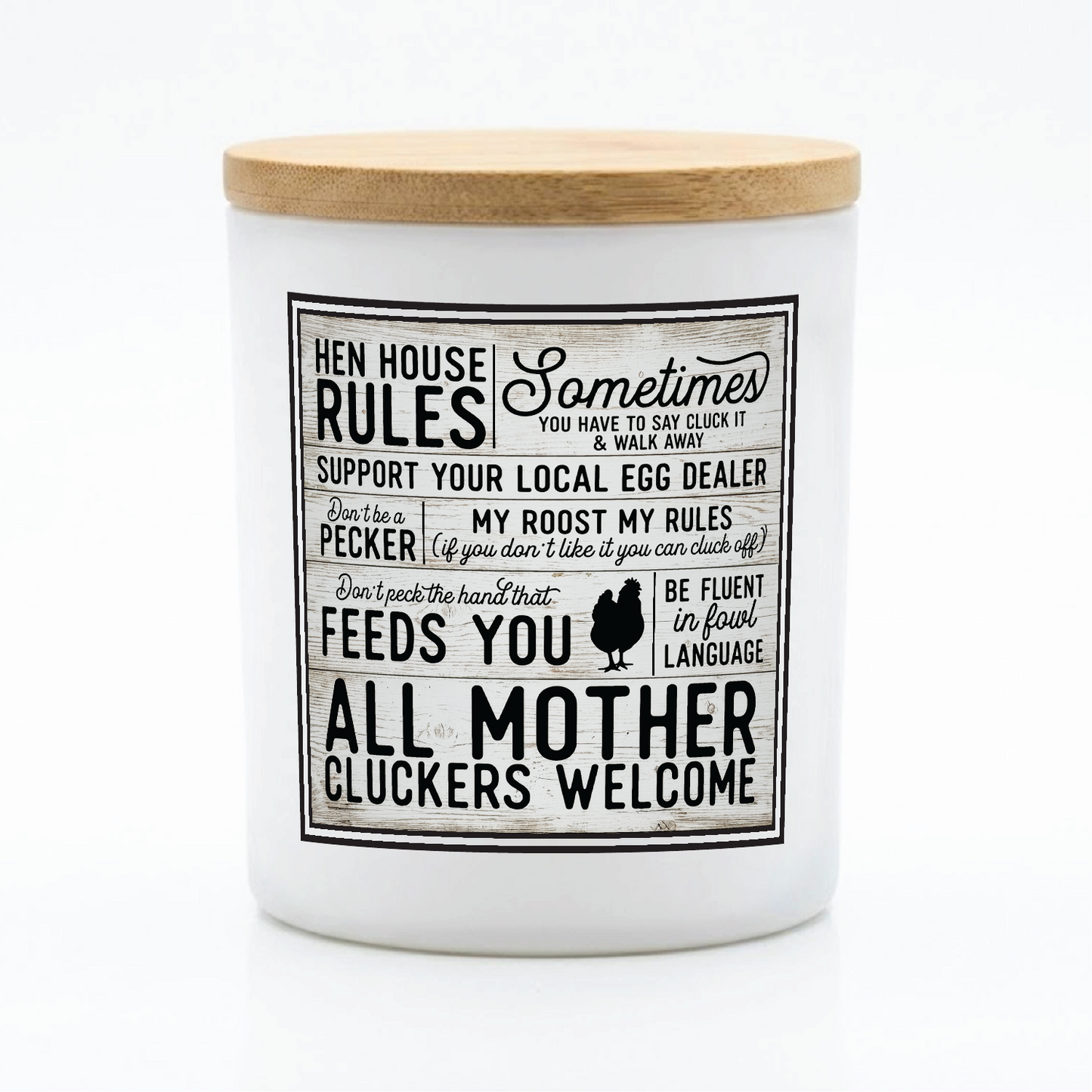 Hen House Rules Candle | 12 oz Jar