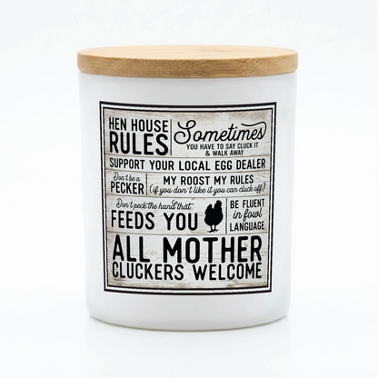 Hen House Rules Candle | 12 oz Jar