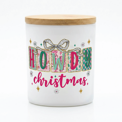 Howdy Christmas Western Candle | 12 oz Jar