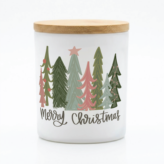 Whimsical Christmas Trees Candle | 12 oz Jar