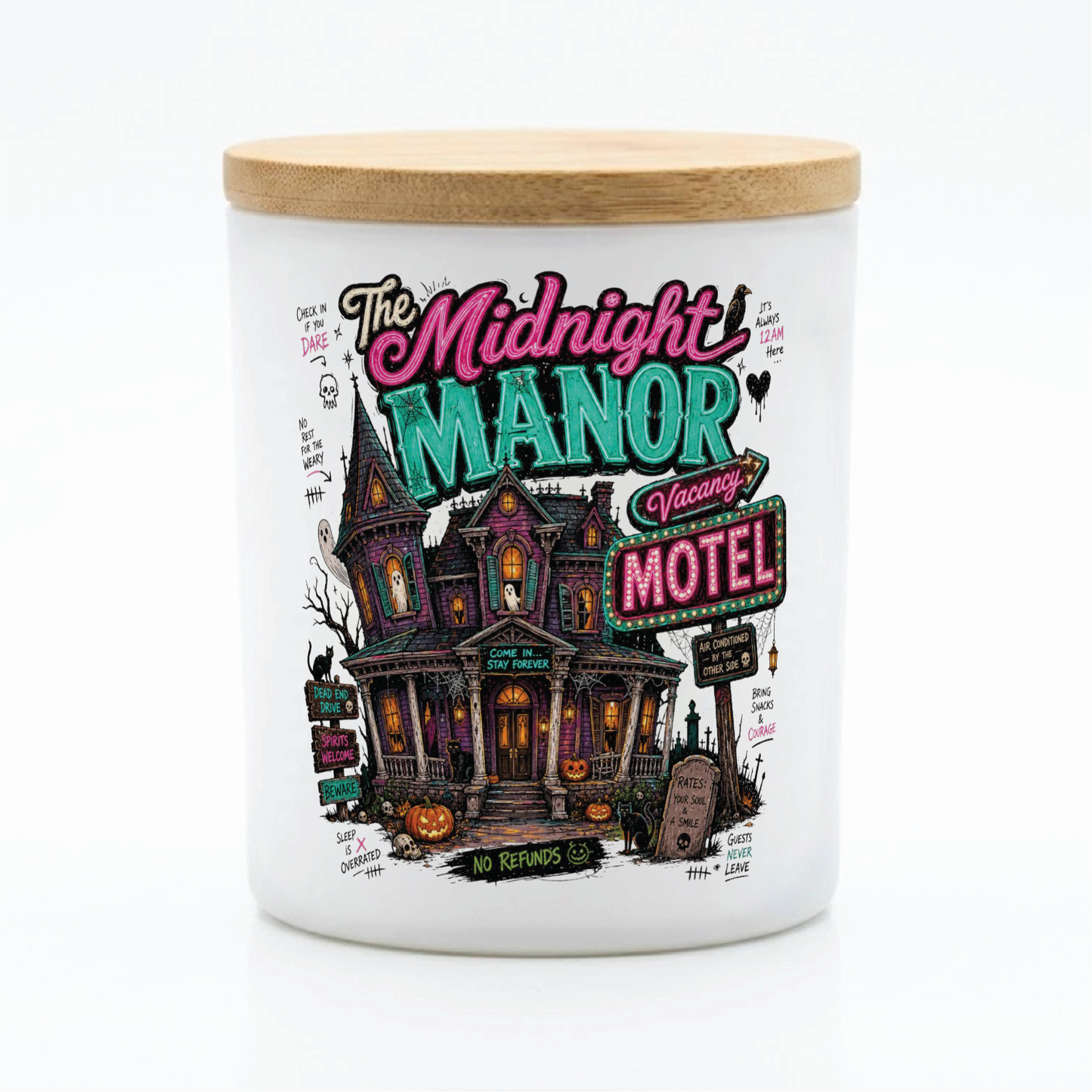 Midnight Manor Motel Candle | 12 oz Jar
