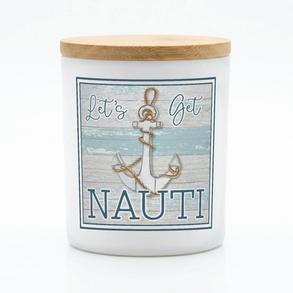 Funny Nautical Beach Candle Gift | 12 oz Jar