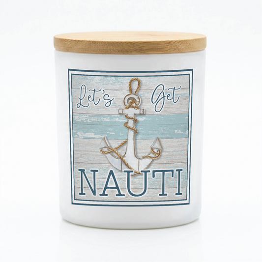 Funny Nautical Beach Candle Gift | 12 oz Jar