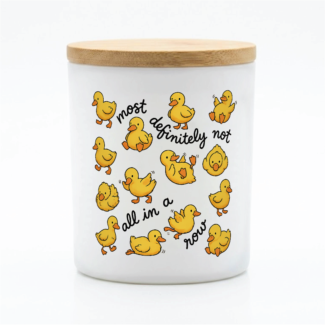 Funny Chaotic Duck Candle Gift for Friends | 12 oz Jar