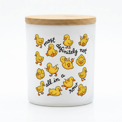 Funny Chaotic Duck Candle Gift for Friends | 12 oz Jar