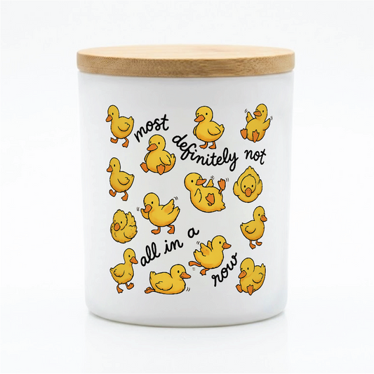 Funny Chaotic Duck Candle Gift for Friends | 12 oz Jar