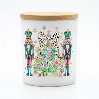 Nutcracker Christmas Tree Candle | 12 oz Jar
