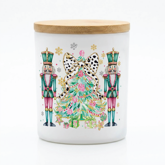 Nutcracker Christmas Tree Candle | 12 oz Jar